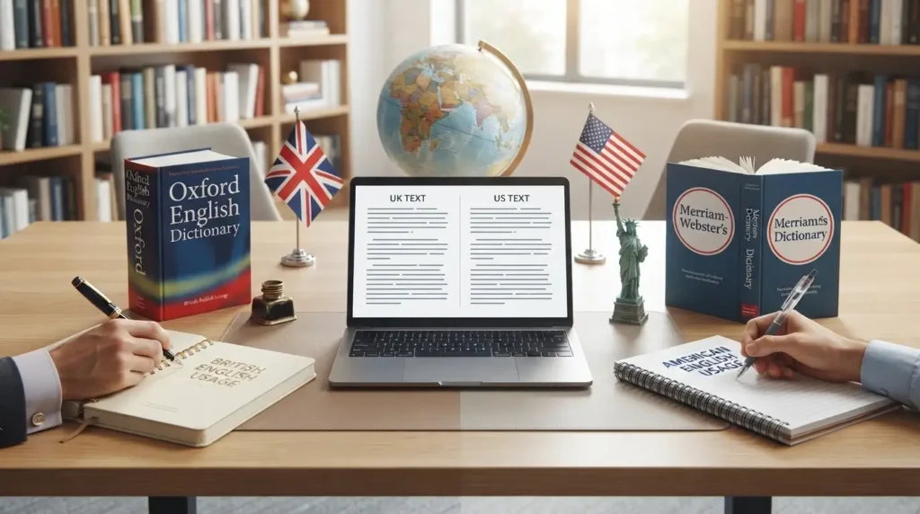 British English vs American English Spelling

