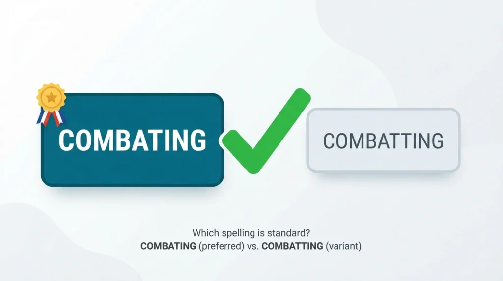 Combatting or Combating  Quick Answer