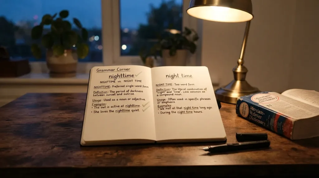 Nighttime or Night Time – Quick Answer
