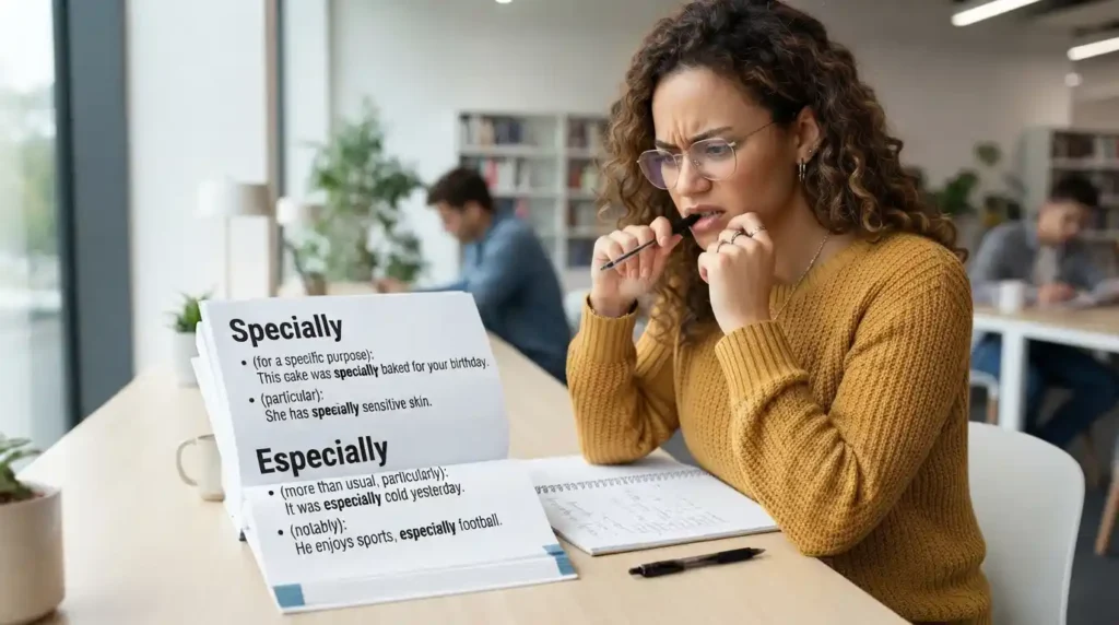 Specially or Especially – Quick Answer