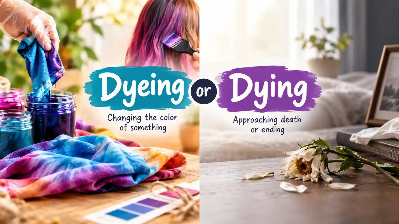 Dyeing or Dying